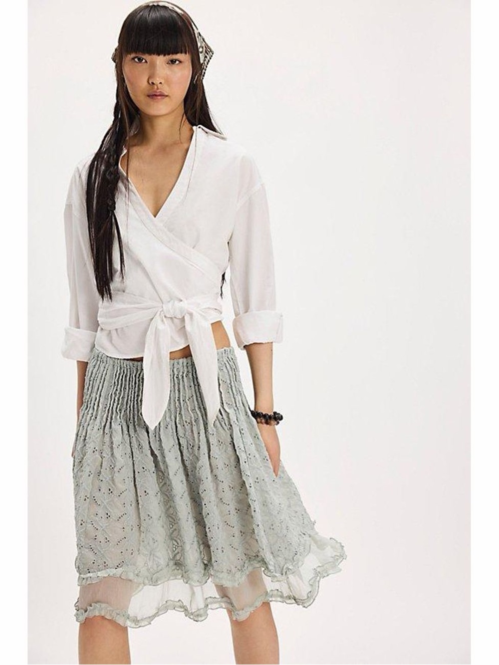 Free People Sanderson Midi Skirt